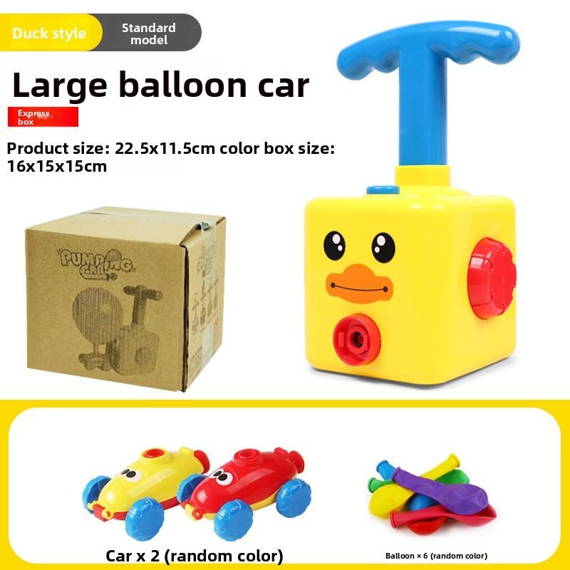 Duckling Cartoon Air Power Car Toy For Kids Inertia Drive Educational Vehicle For Early Learning Play