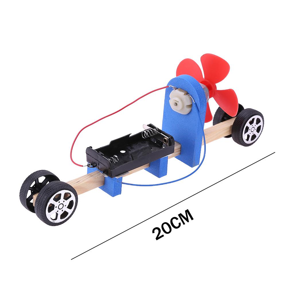 

Mini Wood Tank Model DIY Educational Physics Experiment Toys Gift for Children Student Science Education Car Vehicle Toy
