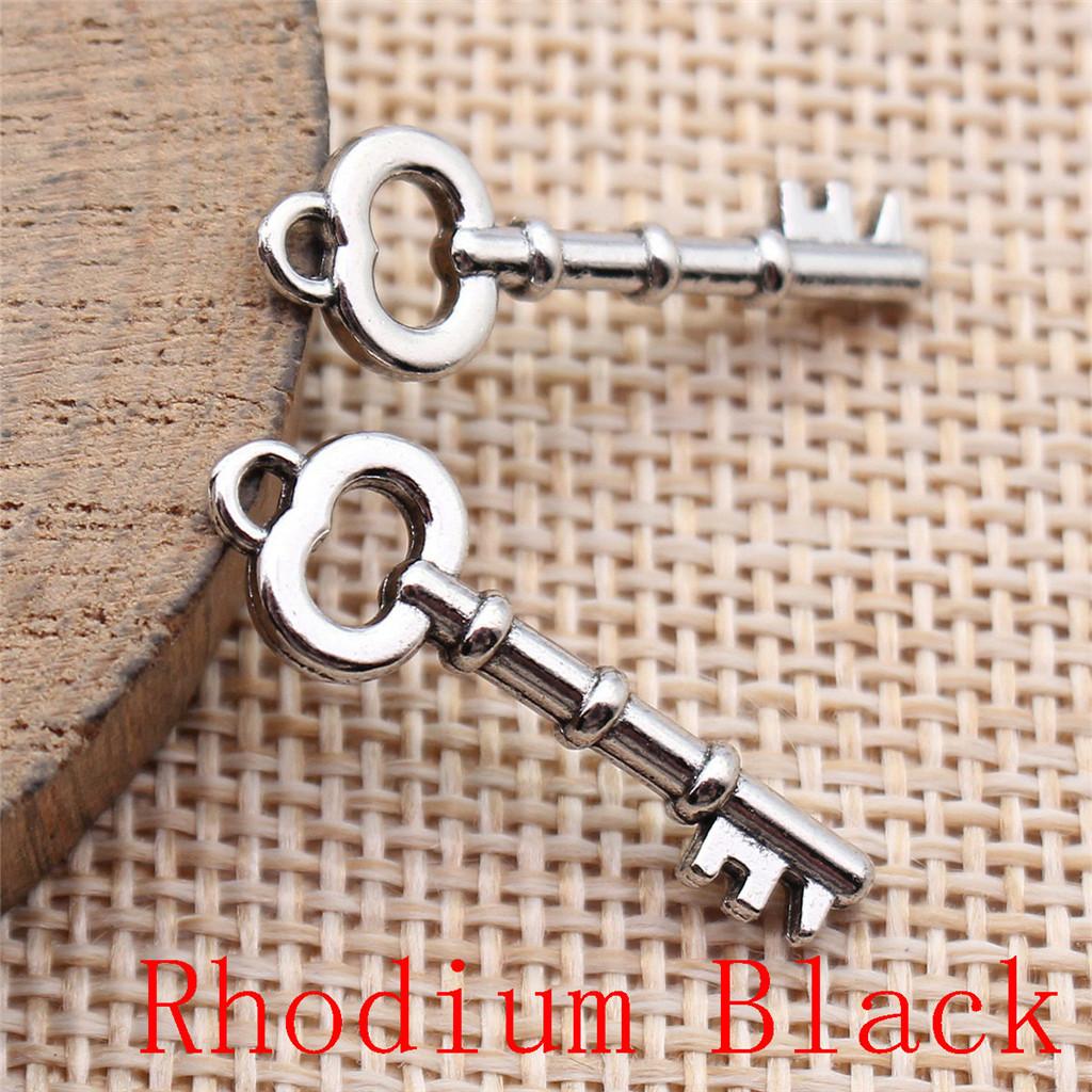 Classic Key Shaped Charms Pendant For Bracelet Necklace Jewelry Making Craft Findings
