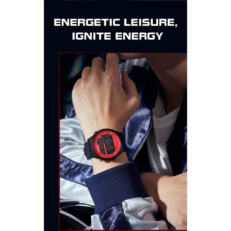 SANDA New Single Movement Electronic Watch Multifunctional Men's and Women's Fashion Outdoor Sports Waterproof Watches
