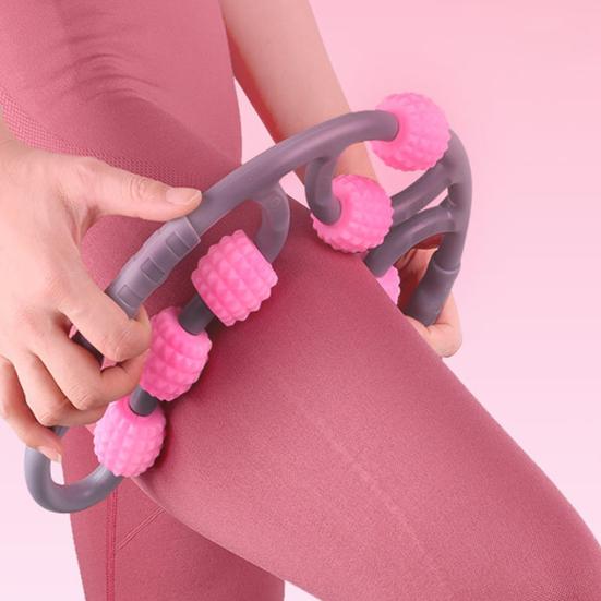 

Прочный мышечный роликовый массажер, гибко вращающийся фитнес-устройство для украшения ног