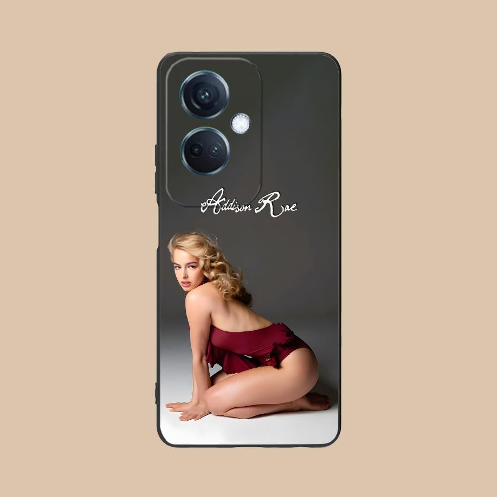 Addison Rae Matte TPU Mobile Phone Case for OPPO Reno 14 13 12 11 10 9 8 7 6 5 F T Pro 5G Colorful Printing Cover