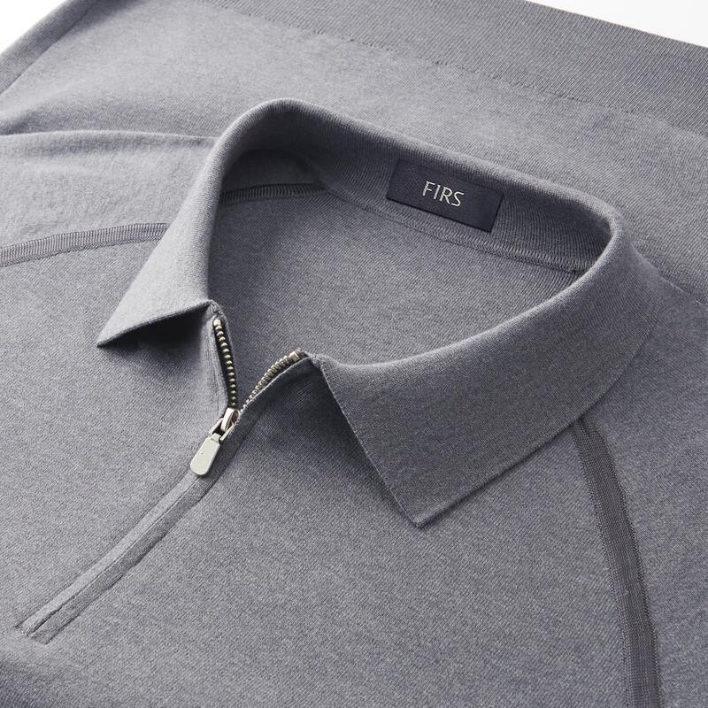 FIRS Men's Wool Blend Pullover Turtleneck Sweater