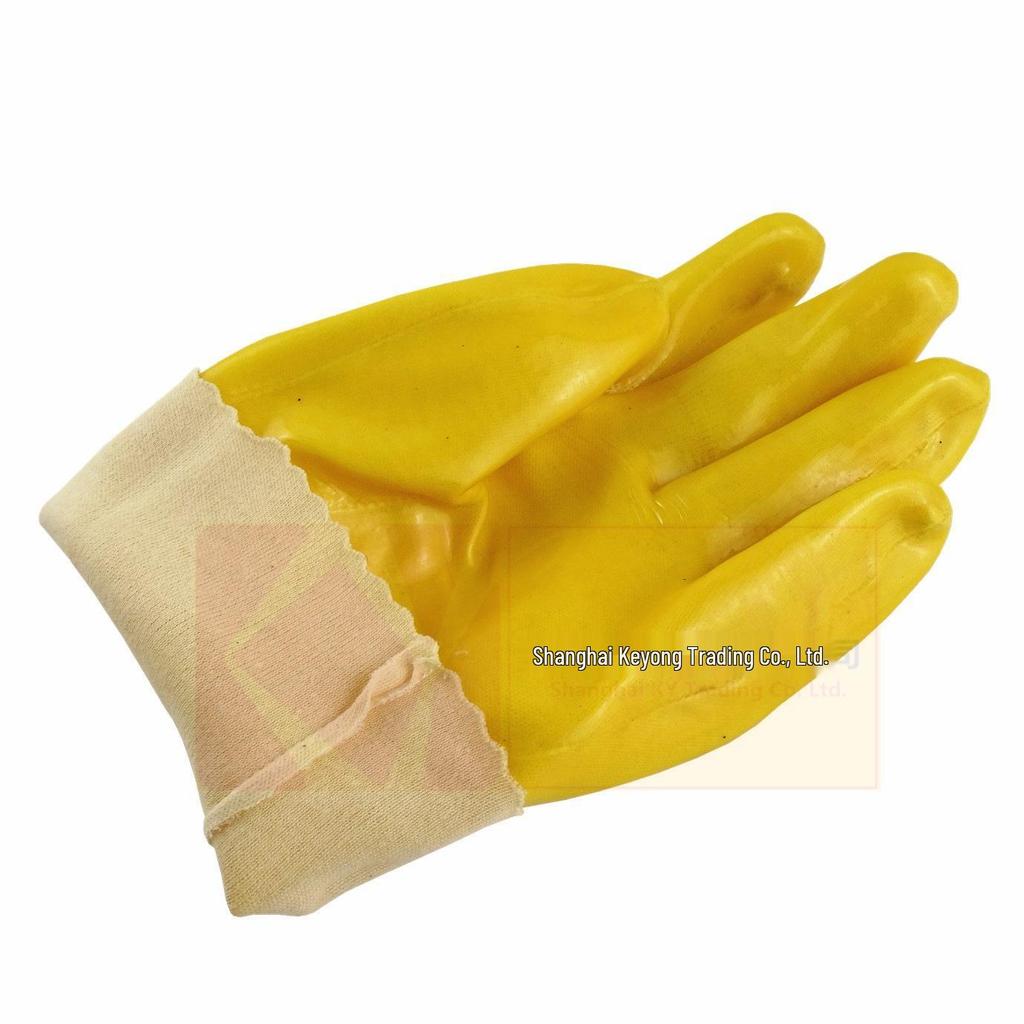 East Asia Yellow Oil & Acid/Alkali Resistant Safety Gloves