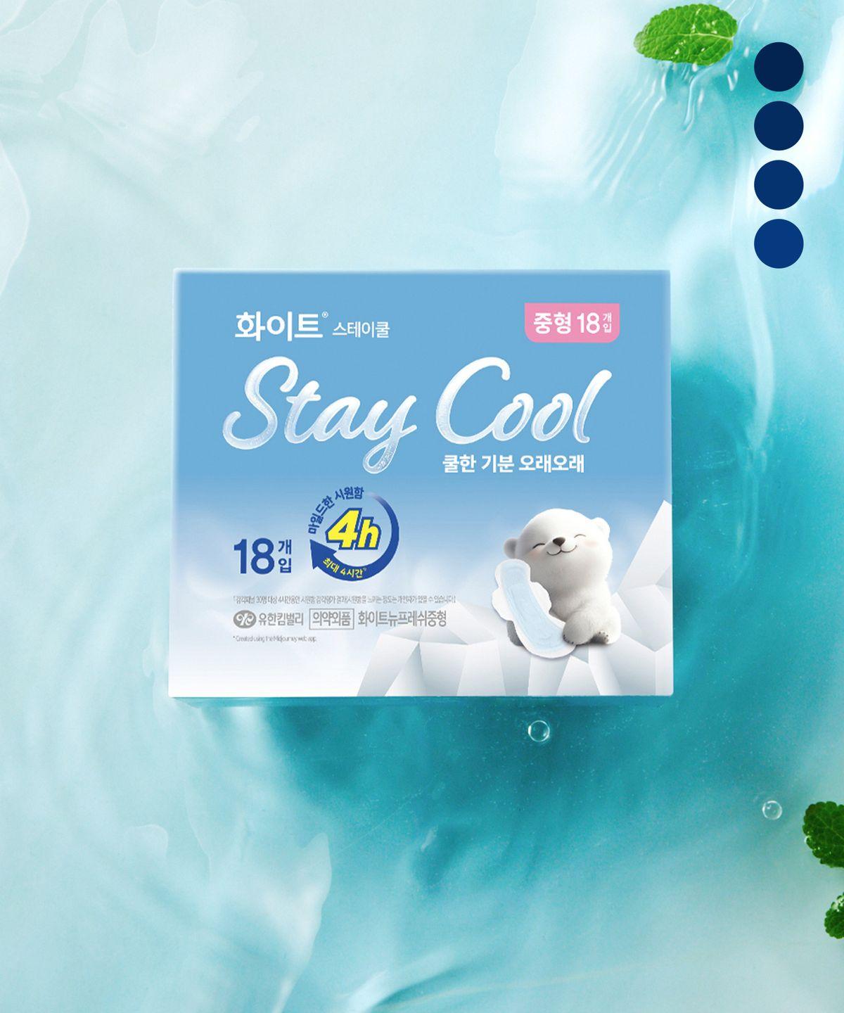 Stay Cool Medium/Large x4 Pack Medium 18x4 pack