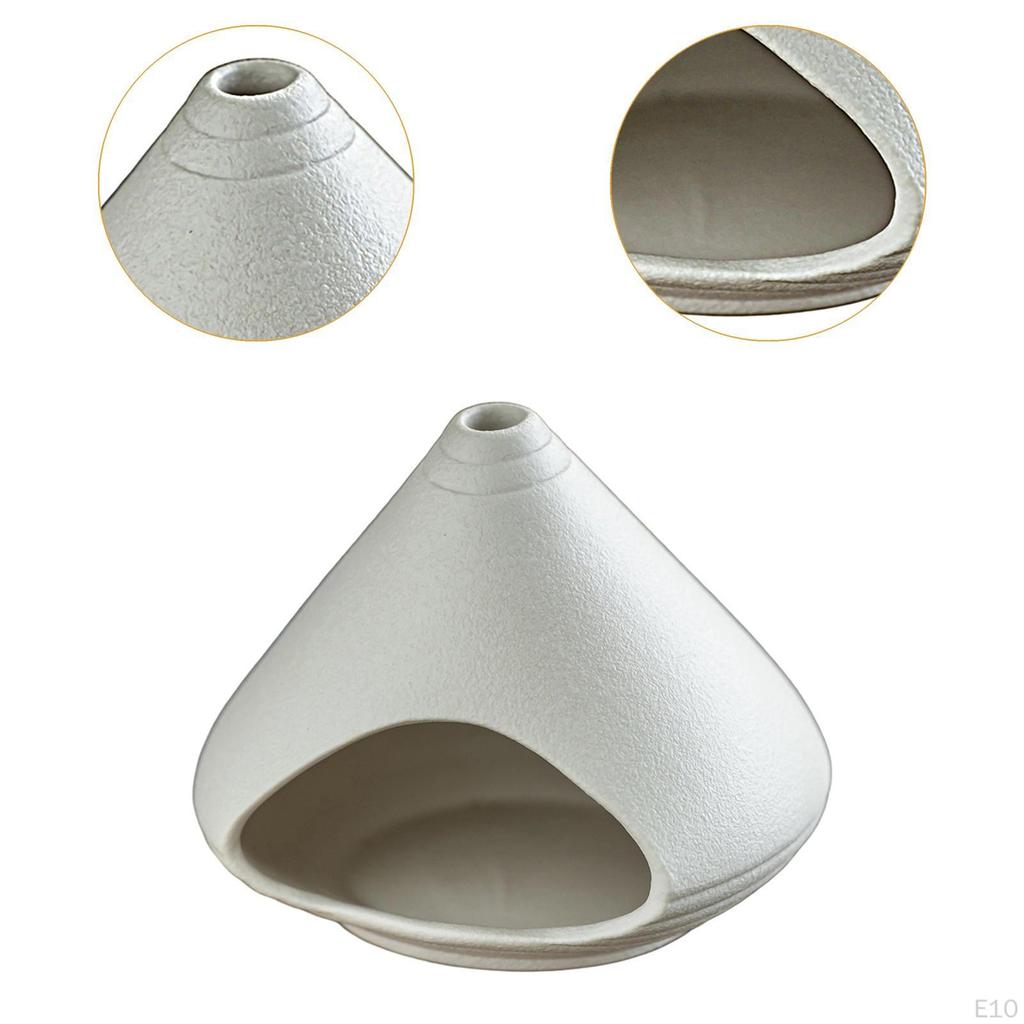 Burner Ceramic Holder Home Fragrance Porcelain Desk Mediation Accessories Ornament for Office