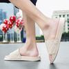 New One-word Slippers Men's Soft Thick Solid Color Sole Fashion Men's Shoes Soft Thick Sole Cool Slippers 2025 Couple