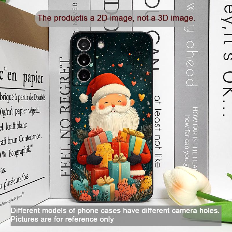 Frohe Weihnachten Baum Weihnachtsmann Muster Handyhülle für Google Pixel 9A 8A 7A 6A 7 PRO 8 9 Pro XL 5G Stoßfest Weiche Rückseitenabdeckungen