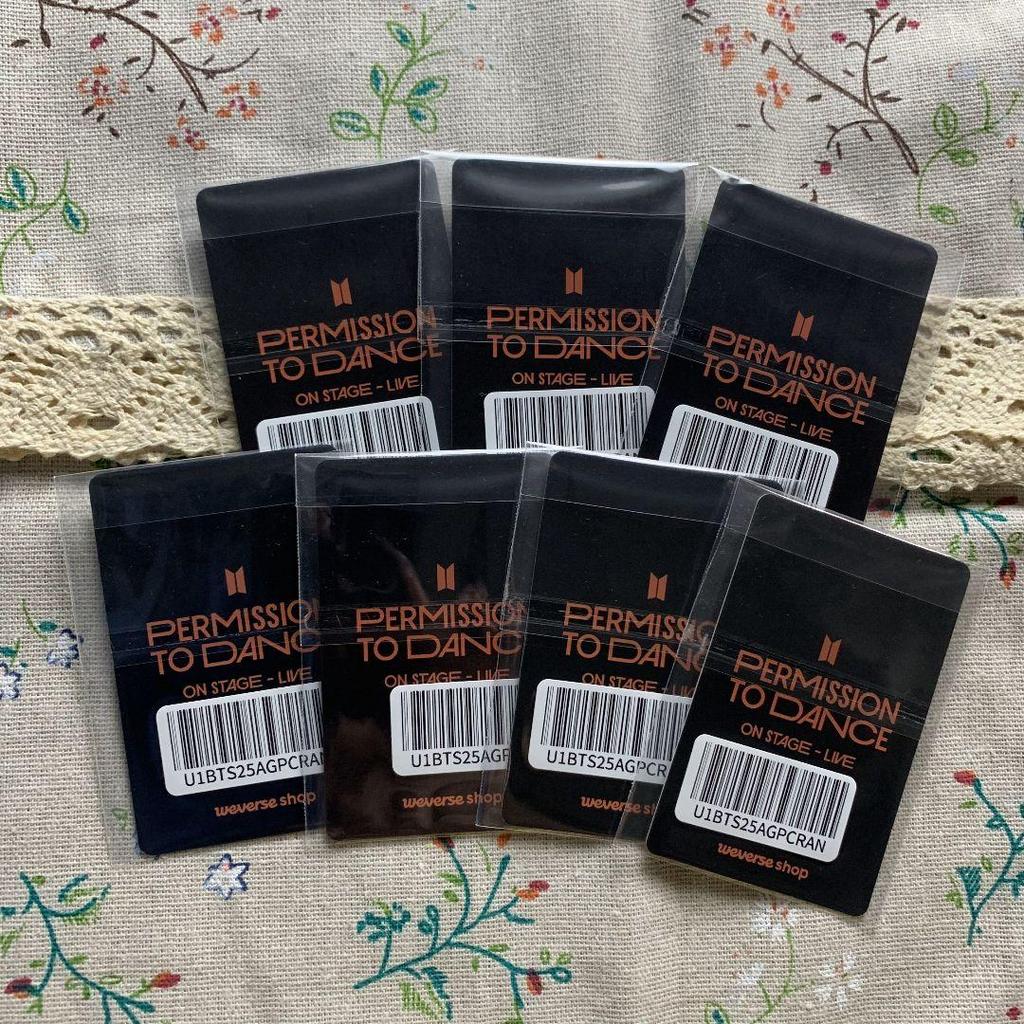 [USED] BTS p.t.d STAGE-SEOUL GLOBAL Purchased Trading Cards, 7 Cards