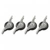 Pack of 4 Lightweight Sliding Door Wheels Compatible with For Cabinets