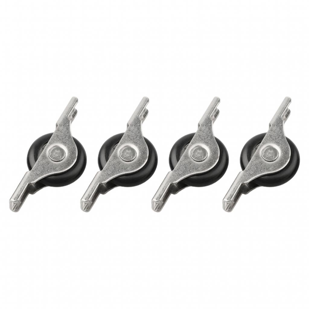 Pack of 4 Lightweight Sliding Door Wheels Compatible with For Cabinets