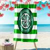 Celtic F.C Print Beach Towel, Large Soft Quick Dry Towel for Beach Camping Swimming