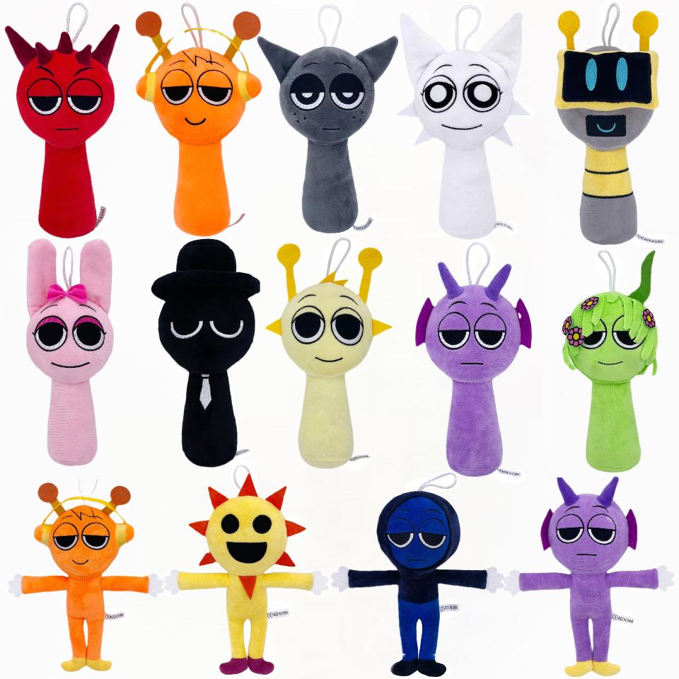 33 stili Peluche Sprunki Bambola di Peluche Sprunki Cuscino Gioco Sprunki Regali di Compleanno per Bambini Bambole di Peluche Regalo di Natale