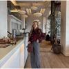 European & American Women's Fashion Retro Stand-Up Collar Double-Breasted Short Jacket