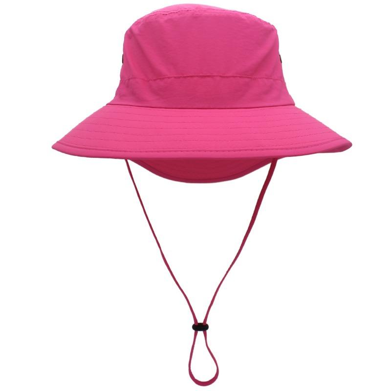 Quick-drying breathable bucket hat with extended brim Quick-drying hiking hat Sunscreen sun hat Source