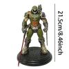 21.5cm Anime Game Doom Eternal Hunter big and strong Action Figure Mchanical Sense Model Toys Collection Festival Gifts