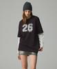 KITTY POTTERY 26 Layered T-Shirt Charcoal