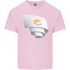 Curled Cyprus Flag Cypriot Day Football Unisexs Light Cotton Tshirt
