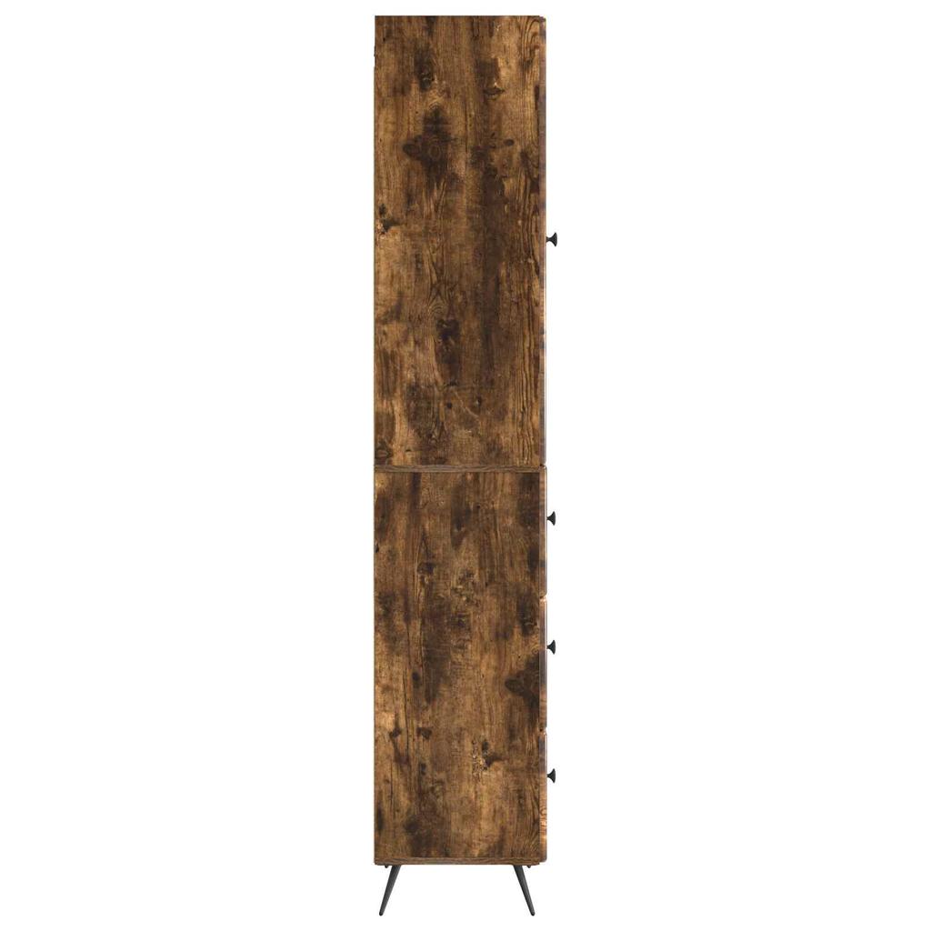 Cabinet Set 2 pcs Smoked Oak 34.5 x 34.5 x 90 cm