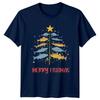 Merry Fishmas TShirt Christmas Fishing Christmas Gift For Him And Her