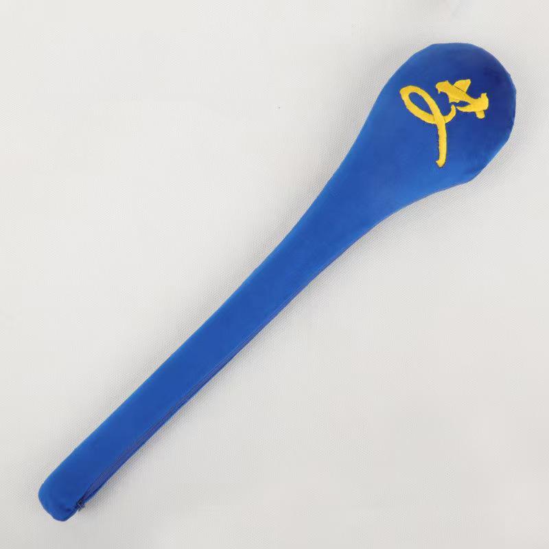 1Pcs Back Pain Relief Portable Body Vibration Hammer High Elasticity Plush Massage Pat Fu Character Slap Stick Massager