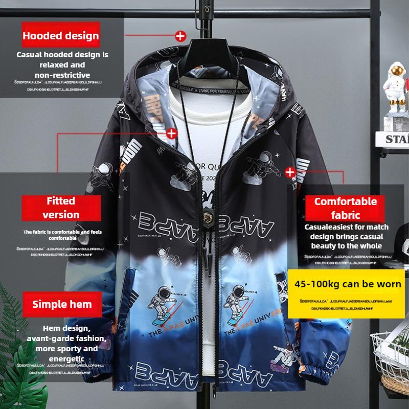 Summer Printed Sun Protective Clothing For Men Outdoor Quick Drying S-5XL