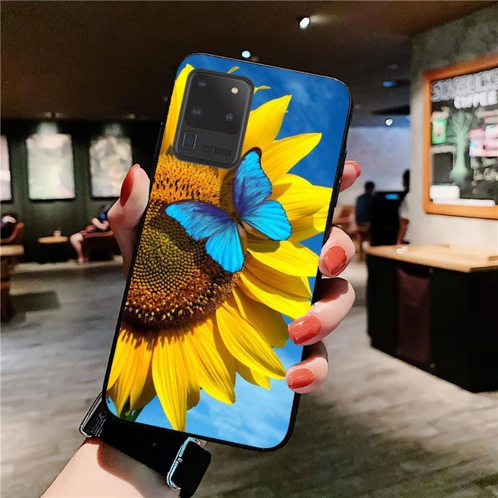 Cute Summer Daisy Sunflower Phone Case For Samsung A 10 11 12 13 20 21 22 30 31 32 40 51 52 53 70 71 72 73 91 13 Shell