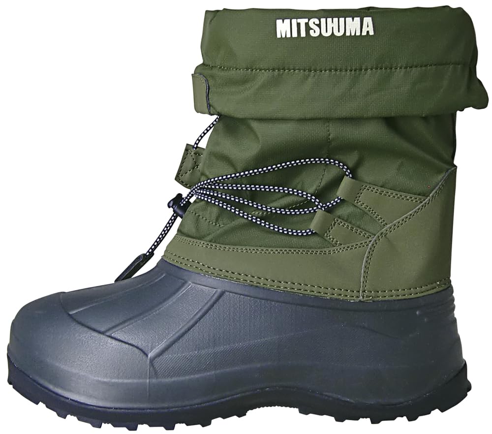 Mitsuuma Khaki LL Snow 6cm Ceramic Boa Khaki SB-892 Boots, Lightweight, Non-Slip, Sole, Waterproof, Warm, Lining,