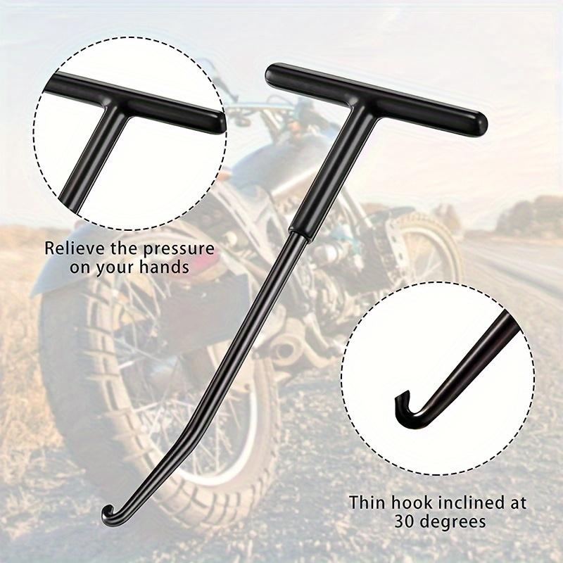Motorcycle Exhaust Pipe Spring Puller / T-Type Hook / Removal and Installation Tool / Automotive Repair Tool