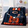 Chicago Bears  Portable Blanket/Soft Blanket Bedding Blanket Suitable for Travel Camping Living Rooms Offices Sofas Fan Gifts