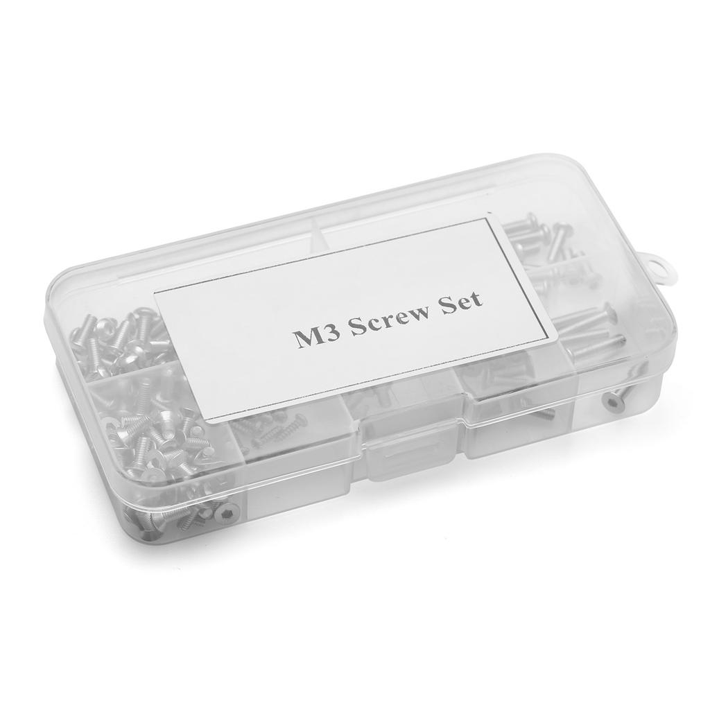 101pcs Screws Sets Stainless Steel M3 Screw Replacement for TAMIYA XV-02 1/10 Remote Control Car Sto