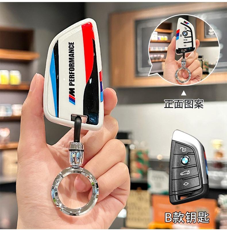 New Sport Style Car Key Cover Case Shell For BMW 1 2 3 5 7 Series X1 F48 X3 G20 X4 X5 G05 X6 F16 M40i M440i G02 G31 G23 F34 F15 kycp51
