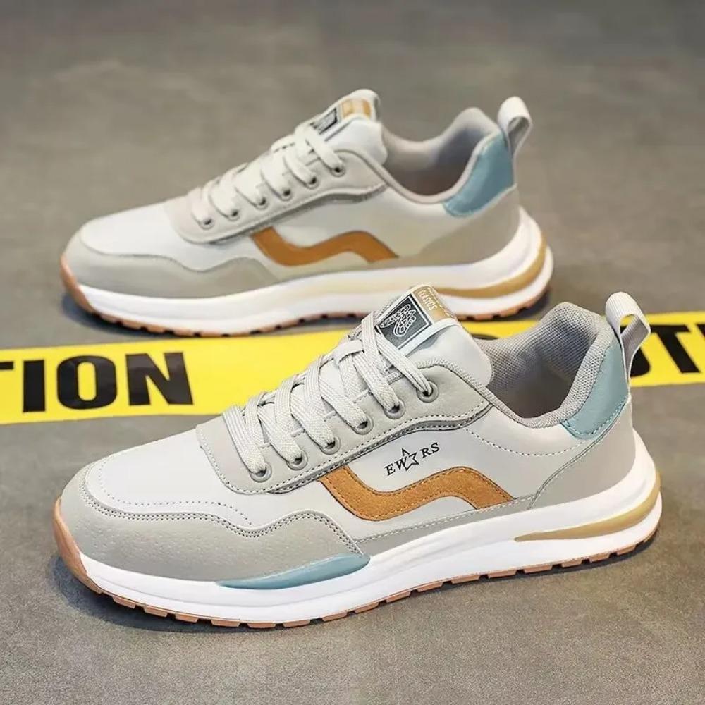 Men's Shoes 2025 Spring Breathable Running Sports Shoes Trend Versatile Casual Shoes Thick Soled Men's Dad Trendy Shoes