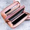 Women's Long-Style Wallet 2023: Double Zipper, Large Capacity Phone Bag & Card Holder, Korean Casual Design.