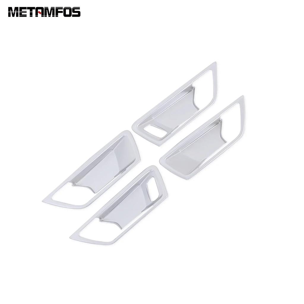 Interior Door Handle Bowl Cover Trim Sticker For Ford Kuga Escape     2024 Carbon Fiber Accessories Car Styling