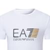 Emporio Armani EA7 Logo Round Neck Short Sleeve T-Shirt Men Tops White 3ZPT62-PJ03Z-1100