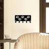 Metal Wall Mount Dog Leash Key Hanger Organizer 9 Inch 6 Inch Walking Paws