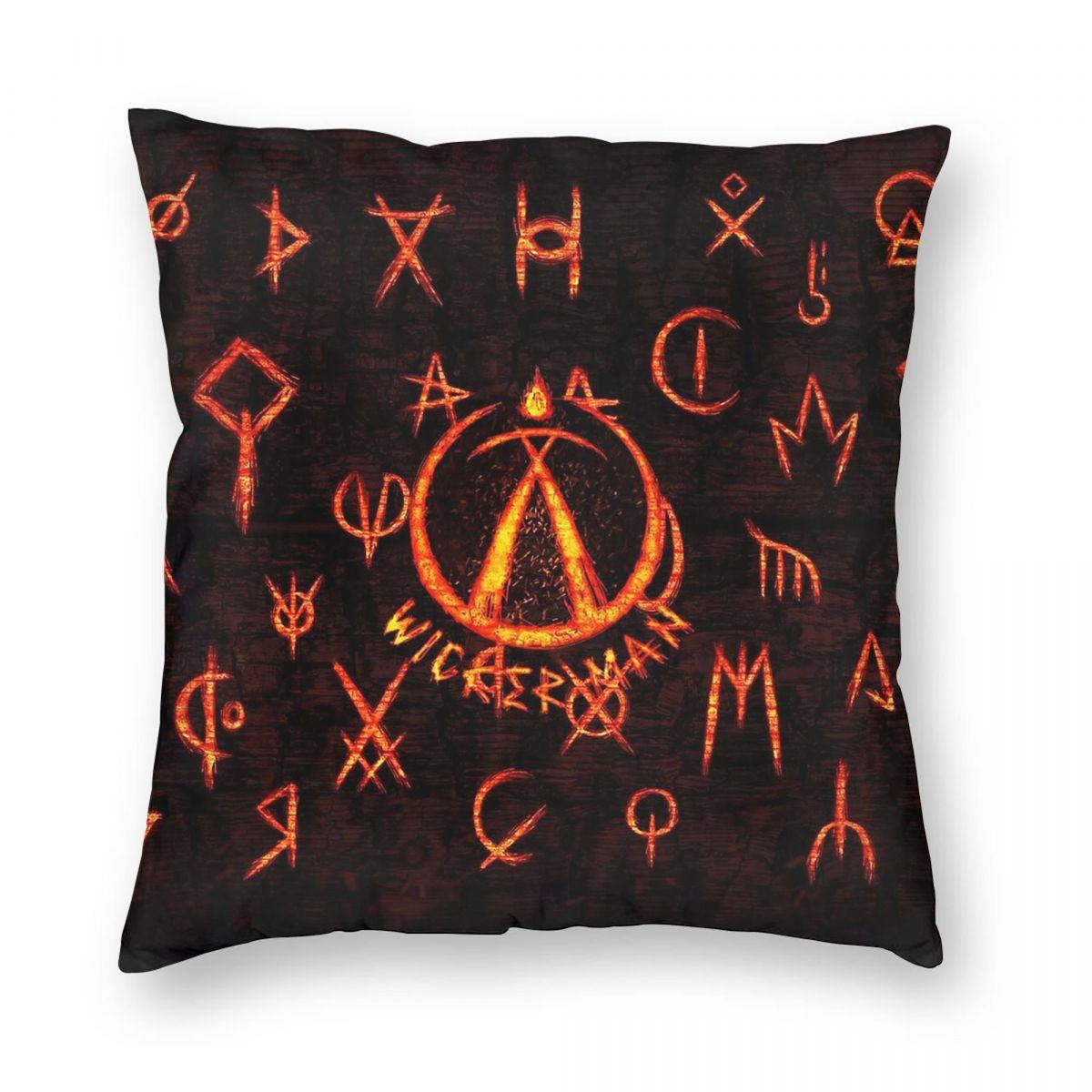 

Wicker Man Alton Towers Square Pillowcase Polyester Linen Velvet Printed Zip Decorative Pillow Case Home Cushion Cover 30cmx30cm