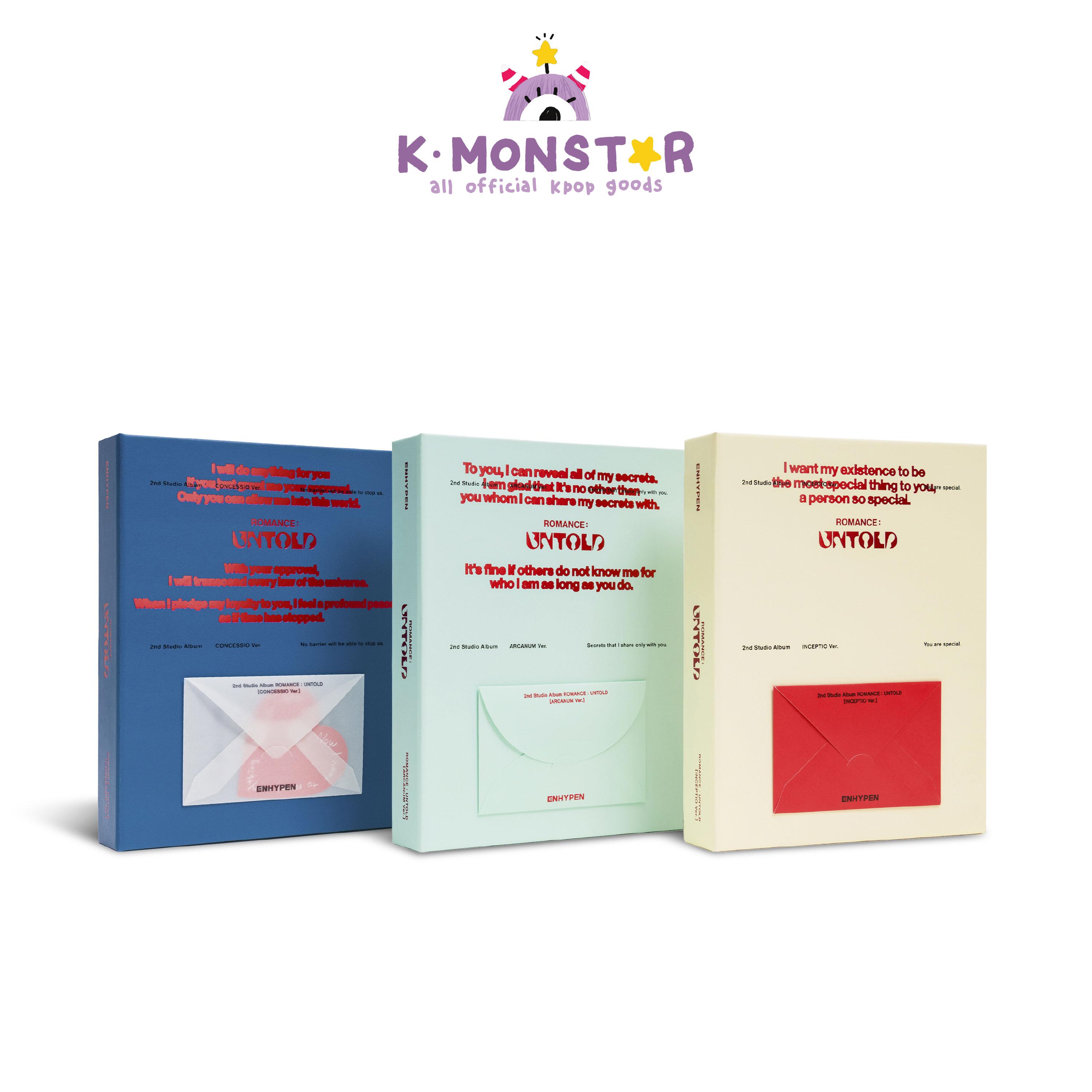 

ENHYPEN - 2-Й ПОЛНЫЙ АЛЬБОМ РОМАНТИКА : НЕИЗВЕСТНО(СТАНДАРТНАЯ версия)