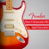 Fender Electric Guitar Player II Stratocaster® HSS, Maple Fingerboard, Aged Cherry Burst with Sof...