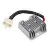 5 Wire Motorcycle Voltage Regulator Rectifier Flat Head Male Plug for 150cc 250cc PIT Quad Dirt Bike ATV 12V