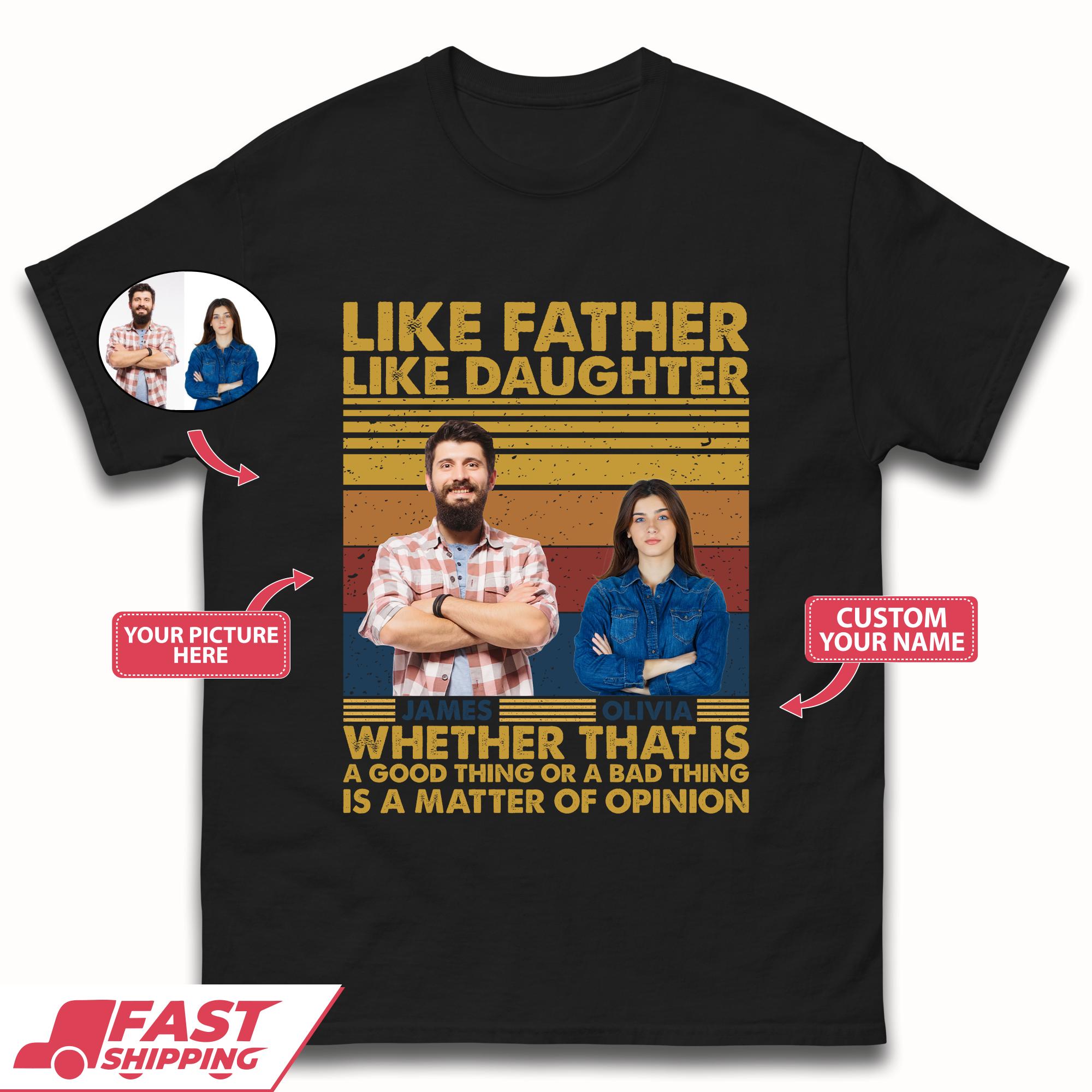 Like Father Like Daughter Mens T-Shirt 4XL