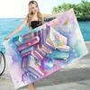 1Pc Vintage Fairy Tale Book Print Soft Skin-Friendly Portable Swimming Hot Spring Beach Towel