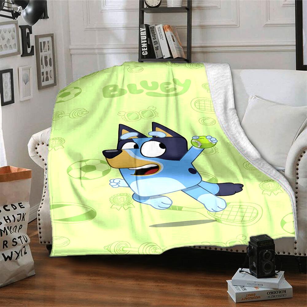 Bluey Blanket Durable Comfort Perfect for Office Chair Chair Bed for All Occasions Warmthful Decor Ideal Gift For Birthday Valentine'S Day