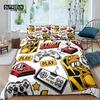 Home Living Luxury 3D Gamepad Bedding Set Gamers Duvet Cover Pillowcase Queen and King EU/US/AU/UK Size Comforter Bedding