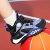 Boys' Winter 2025 Velvet-Lined Cotton Sneakers - Trendy Leather Surface for School Sports
