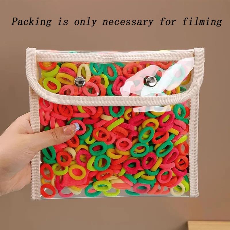 

200/400 шт. Милые красочные маленькие резинки для волос для маленьких девочек, держатель для хвостика, резинка для волос, мини-кольцо для волос, аксессуары для волос