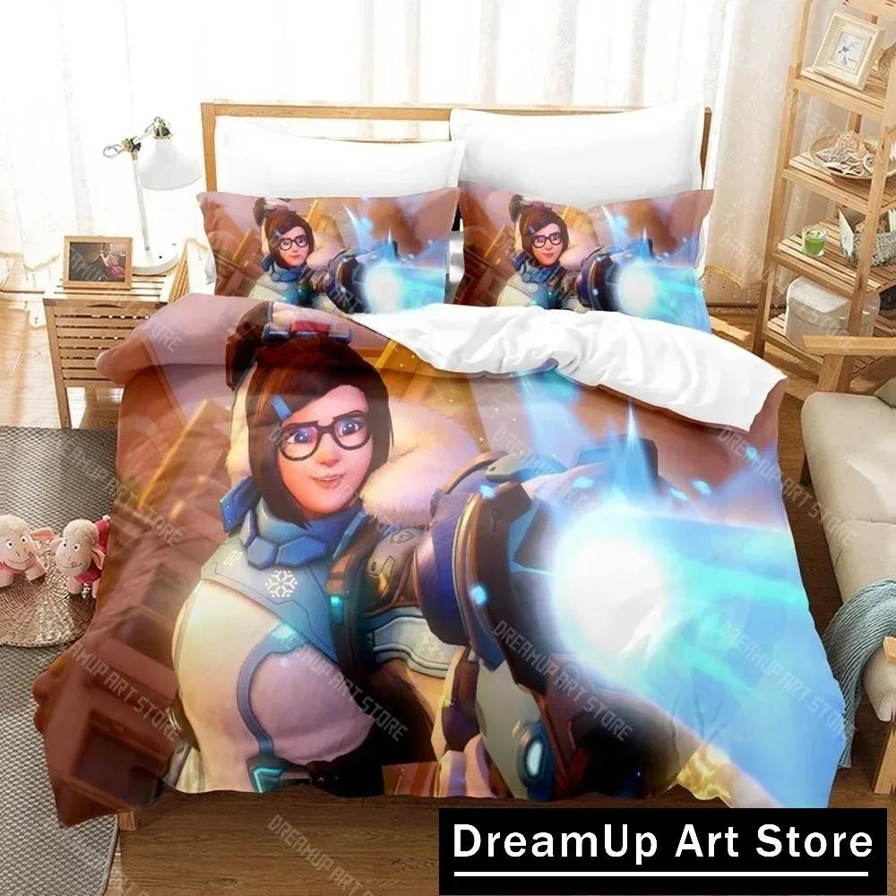 3D Printing Game Overwatch 2 Invasion Bedding Set Single Twin Full Queen King Size Bed Set Adult Kid Bedroom Duvet Cover Sets