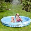 Eco-friendly Kids PVC Inflatable Sprinkler Pad - Round Bubble Lawn Game & Swimming Pool Toy