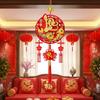 Chinese Lunar Horse Pendant Auspicious Traditional 2026 Lunar Horse Year Ornament For Wall Window Living Room Bedroom Entryway